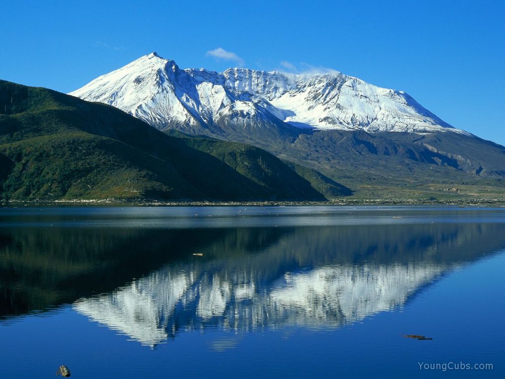 Mount St. Helens and Spirit Lake, Washington